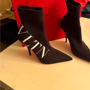 Valentino black boots size 7